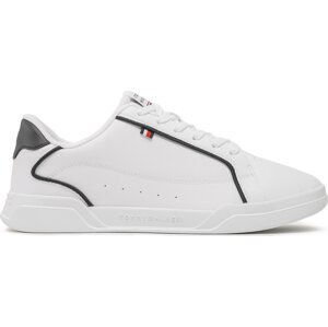 Sneakersy Tommy Hilfiger Lo Cup Leather FM0FM04429 Bílá