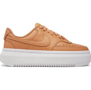 Boty Nike Court Vision Alta Ltr DM0113 200 Lt Cognac/Lt Cognac/White