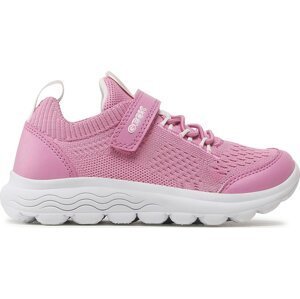 Sneakersy Geox J Spherica Girl J26GYB06KBCC8004 S Pink