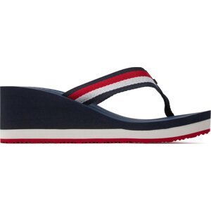 Žabky Tommy Hilfiger Corporate Wedge Beach Sandal FW0FW07987 Barevná