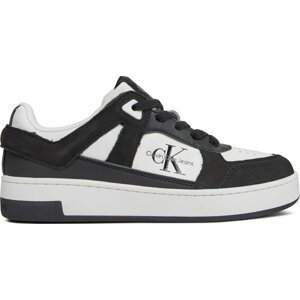 Sneakersy Calvin Klein Jeans Basket Cupsole Low Mix Ml Fad YW0YW01301 Black/Bright White 0GM