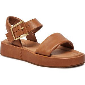 Sandály Clarks Alda Strap 26176631 Tan Leather