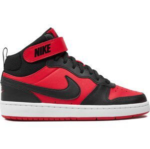 Boty Nike Court Borough Mid 2 (Gs) CD7782 602 University Red/Black/White