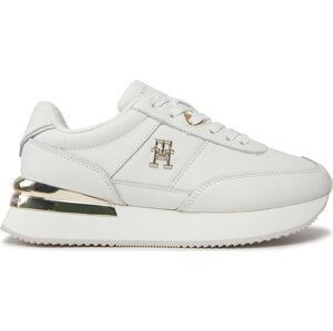 Sneakersy Tommy Hilfiger Th Elevated Feminine Runner Hw FW0FW07830 Bílá