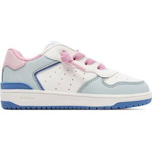 Sneakersy Geox J Washiba Girl J36HXD 054FU C0130 S White/Ice