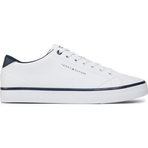 Sneakersy Tommy Hilfiger Th Hi Vulc Core Low Leather FM0FM05041 White YBS