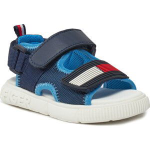 Sandály Tommy Hilfiger Velcro T1B2-33420-1591 S Blue 800