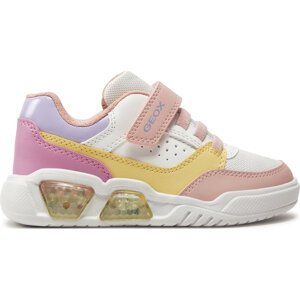 Sneakersy Geox J Illuminus Girl J45HPA 0BUAS C0653 S White/Multicolor