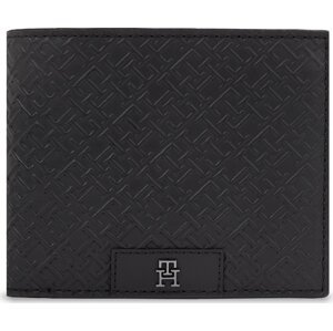 Velká pánská peněženka Tommy Hilfiger Th Monogram Cc And Coin AM0AM12174 Black BDS