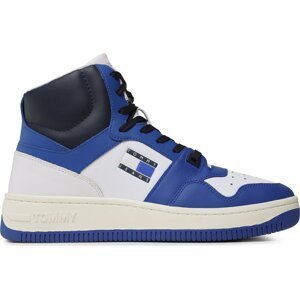 Sneakersy Tommy Jeans Mid Cut Basket EM0EM01164 Ultra Blue C66