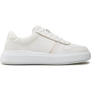 Sneakersy Calvin Klein Low Top Lace Up Piping HM0HM00992 Triple White 0K4