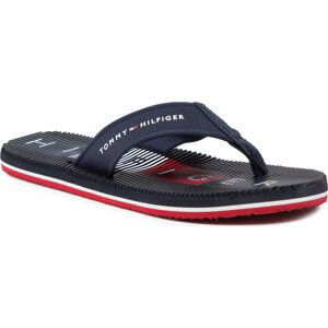 Žabky Tommy Hilfiger Massage Footbed Beach Sandal FM0FM03979 Desert Sky DW5