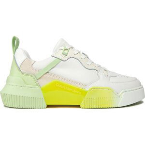 Sneakersy Calvin Klein Jeans Chunky Cupsole 2.0 Lth Ml Sat YW0YW01306 Exotic Mint/Sulphur/Creamy White 0IE