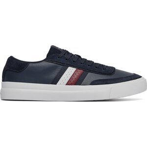 Sneakersy Tommy Hilfiger Th Cupset Rwb Lth FM0FM04975 Desert Sky DW5