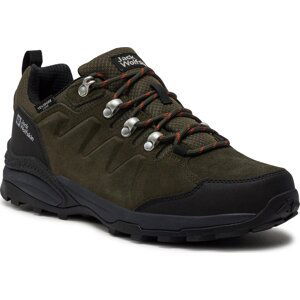 Trekingová obuv Jack Wolfskin Refugio Texapore Low M 4049851 Khaki/Phantom