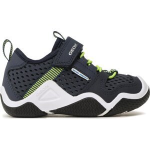 Sneakersy Geox J Wader B. A J3530A 01450 C0749 M Navy/Lime