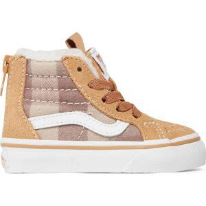 Sneakersy Vans Td Sk8-Hi Zip VN000XG5BF21 Brown/True White