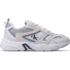 Sneakersy Calvin Klein Jeans Retro Tennis Su-Mesh YM0YM00589 White/Iceland Blue 01S