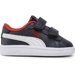 Sneakersy Puma Smash 3.0 L V Inf 392034 04 Puma Navy/Puma White/Red