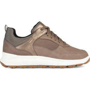 Sneakersy Geox D Spherica 4x4 B Abx D3626D 0767B C6W9H Dk Taupe/Lead