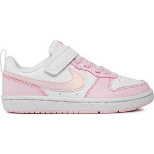 Boty Nike Court Borough Low Recraft (PS) DV5457 105 White/Pink Foam