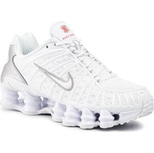 Boty Nike Shox Tl AR3566 100 White/White/Metallic Silver