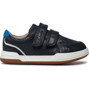 Sneakersy Clarks Fawn Solo T 261589886 Navy Leather