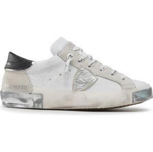 Sneakersy Philippe Model Prsx PRLD MA02 Blanc Argent