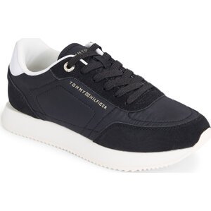 Sneakersy Tommy Hilfiger Essential Runner FW0FW07681 Black BDS