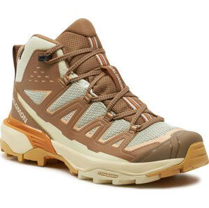 Trekingová obuv Salomon X Ultra 360 Edge Mid Gore-Tex L47462700 Shortbread / Raw Umber / Prairie Sunset