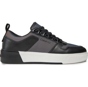 Sneakersy Calvin Klein Low Top Lace Up W/ Heatbond Pet HM0HM01290 Black/Petroleum 0GO