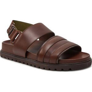 Sandály Tommy Hilfiger Elevated Th Buckle Lth Sandal FM0FM05007 Winter Cognac GVI