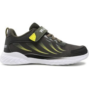 Sneakersy YK-ID by Lurchi Lizor 33-26631-31 S Black Olive Neon Yellow