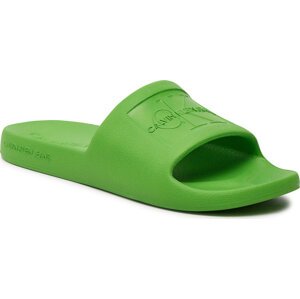 Nazouváky Calvin Klein Jeans Slide Monogram Debossed Eva YW0YW00102 Classic Green 02L