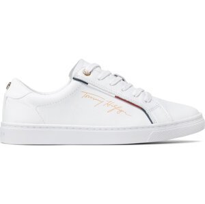 Sneakersy Tommy Hilfiger Signature Sneaker FW0FW06322 White YBR