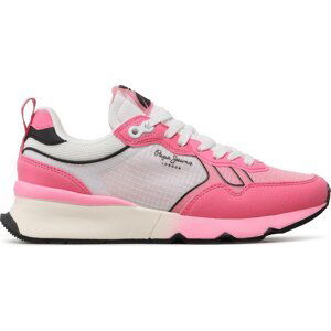 Sneakersy Pepe Jeans Brit Pro Neon W PLS31460 Neon Pink 335