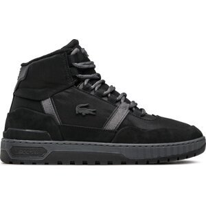 Sneakersy Lacoste T-Clip Wntr Mid 222 Sma 7-44SMA00652327 Blk/Dk Gry