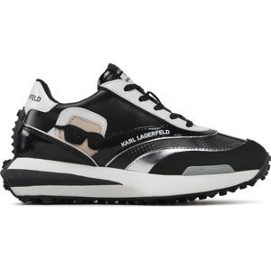 Sneakersy KARL LAGERFELD KL62930N Black Lthr/Suede