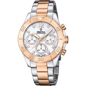 Hodinky Festina Boyfriend 20605/1 Silver/Rose Gold