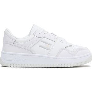 Sneakersy Tommy Jeans Basket Cupsole EM0EM01194 White YBR