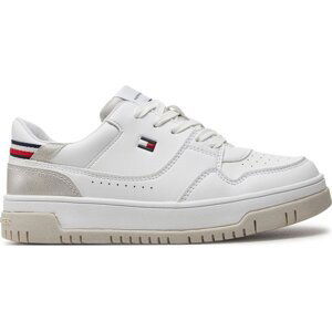 Sneakersy Tommy Hilfiger T3A9-33212-1355 Bianco/Argento X025