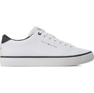 Sneakersy Tommy Hilfiger Hi Vulc Core Low Leather FM0FM04731 Bílá