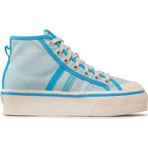 Boty adidas Nizza Platform Mid GX4604 Almblu/Panton/Wonwhi