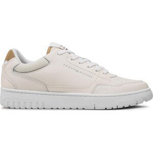 Sneakersy Tommy Hilfiger Basket Core Leather FM0FM04693 Whisper White YAU