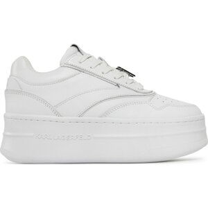 Sneakersy KARL LAGERFELD KL65020 White Lthr