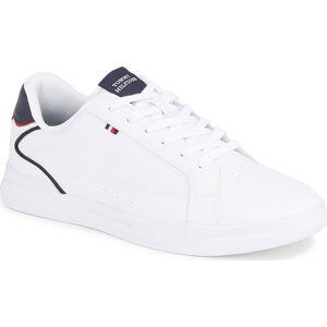 Sneakersy Tommy Hilfiger Lo Cup Lth Detail FM0FM04956 White YBS