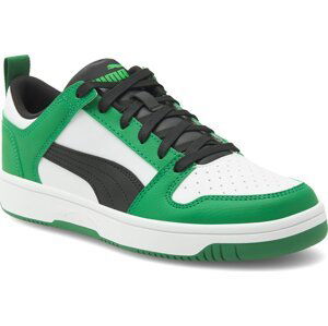 Sneakersy Puma REBOUND LAYUP LO SL JR 370490 24 Zelená