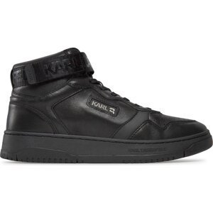 Sneakersy KARL LAGERFELD KL53046 Black Lthr / Mono