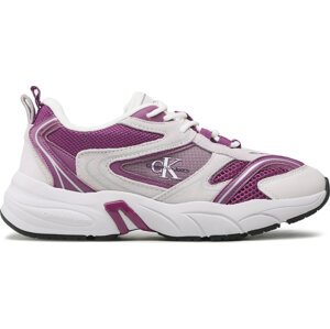 Sneakersy Calvin Klein Jeans Retro Tennis Su-Mesh W YW0YW00891 Amethyst/Ghost Grey 0KB