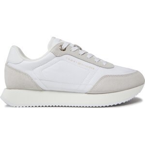 Sneakersy Tommy Hilfiger Essential Runner FW0FW07681 White YBS